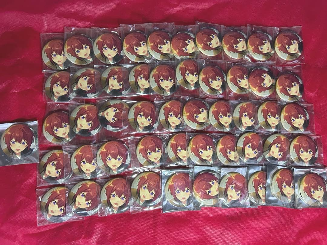 イベコレ缶バッジ　朱桜司 あんスタ 朱桜司 イベコレ缶バッジ - メルカリ