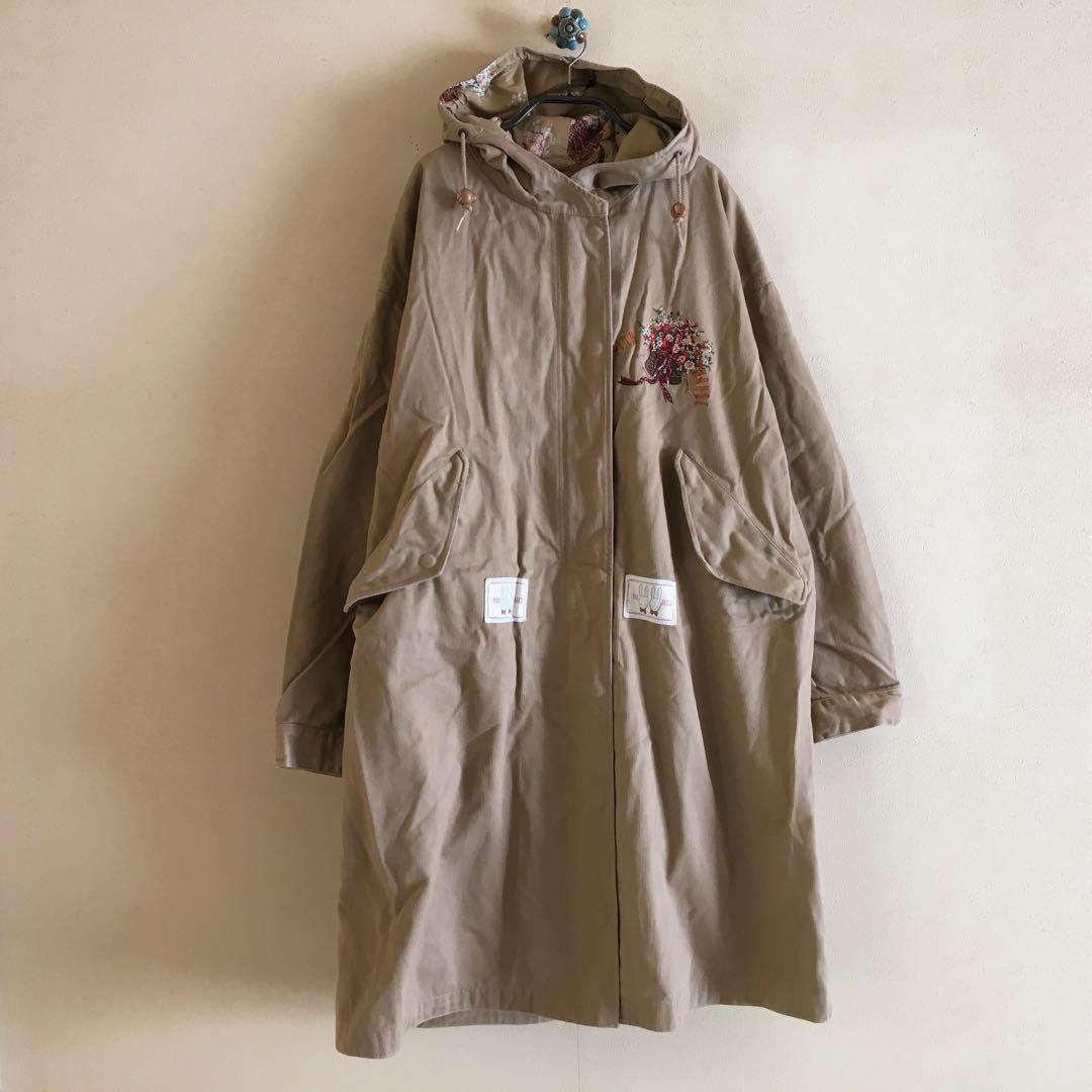 ピンクハウスコート　花刺繍 PINK HOUSE（ピンクハウス）の「インペリアルモッサコート（その他