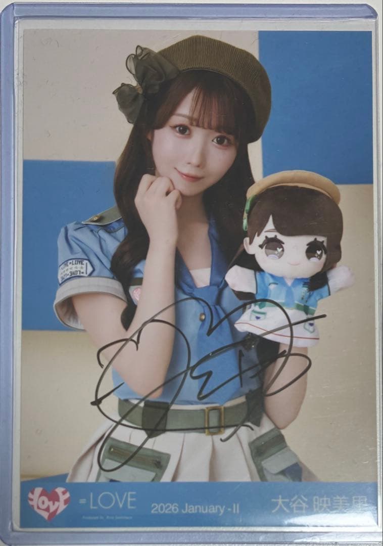 ＝LOVE 大谷映美里 モーリーファンタジーコラボ 生写真 直筆 大谷映美里 生写真 =LOVE イコラブ モーリーファンタジー コラボ