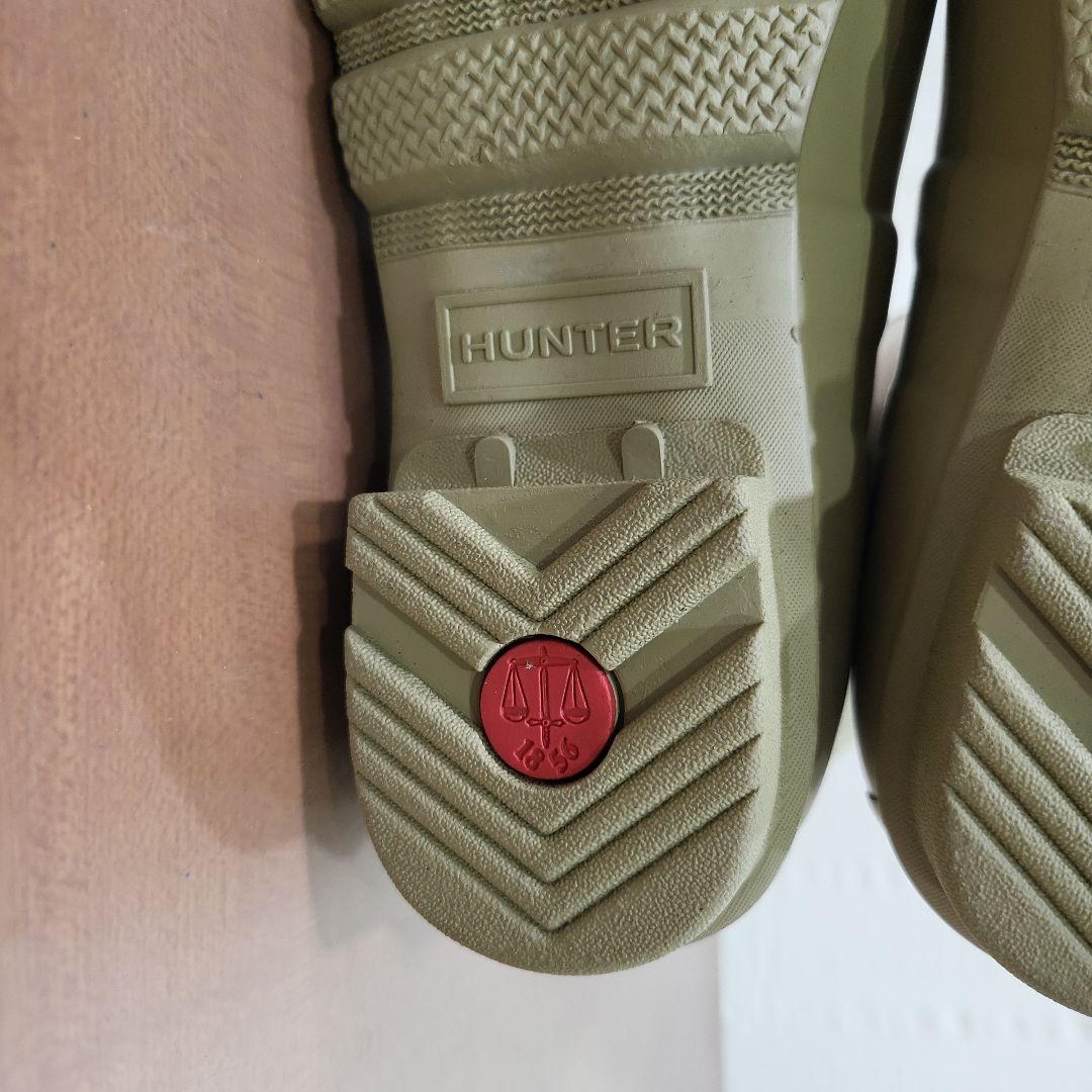 HUNTER 長靴 オリーブグリーン UK 5 日本サイズ24cm 新品未使用 - メルカリ