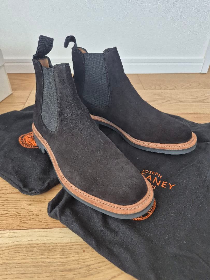 レア!COMOLI JOSEPH CEANEYスウェードサイドゴアブーツ美品 - メルカリ
