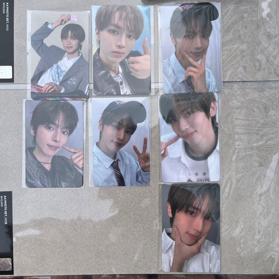 ボイプラ アーカイブ展 韓国 キムイヌ トレカ 7枚セット コンプ ボイプラ2 上海 韓国 アーカイブ展 week1 トレカ リブ チェリブ コンプ