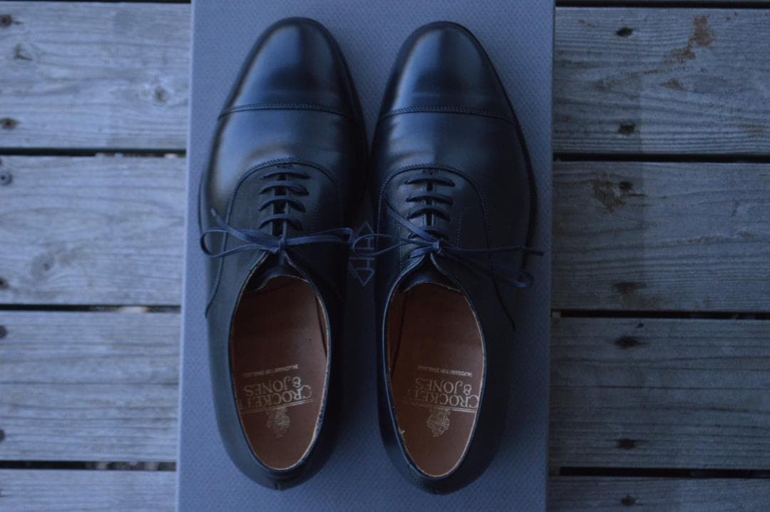 美品　CROCKETT＆JONES　CONNAUGHT　6.5E　ブラック