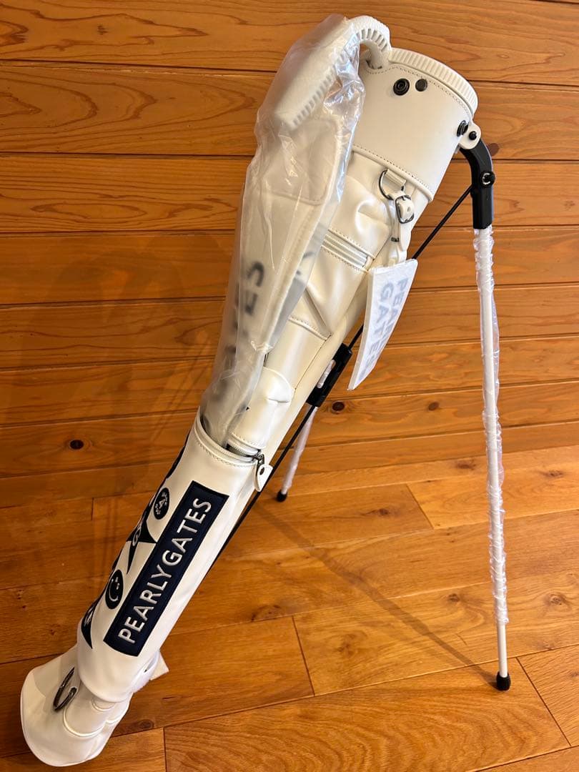 PEARLY GATES キャディバッグ ホワイト - メルカリ