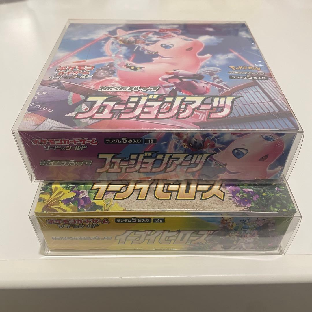 ポケモンカード　イーブイヒーローズ　 フュージョンアーツ2BOX シュリンク付き イーブイヒーローズ シュリンク付き未開封BOX ポケカ ポケモンカード