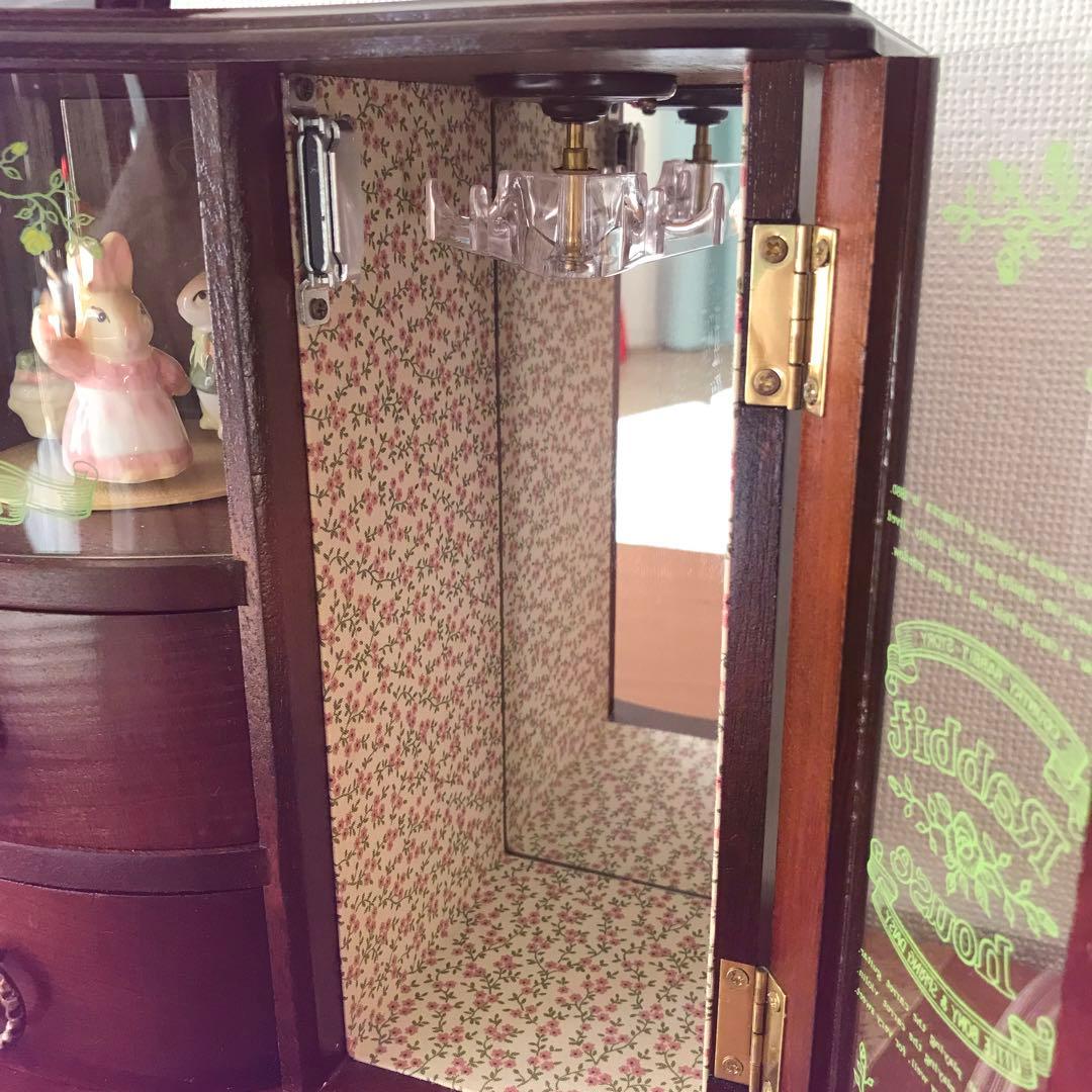 ラビットハウス オルゴール付き宝石箱 ジュエリーボックス カントリー