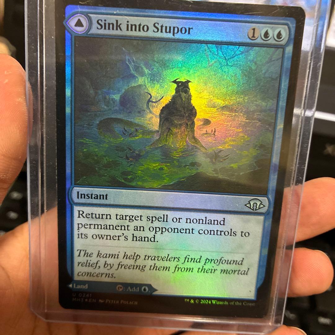 モダホラ3　エラーカード　朦朧への没入/爆ぜ鳴りの滝　foil Amazon.co.jp: MTG カード 朦朧への没入 Sink into stupor : おもちゃ