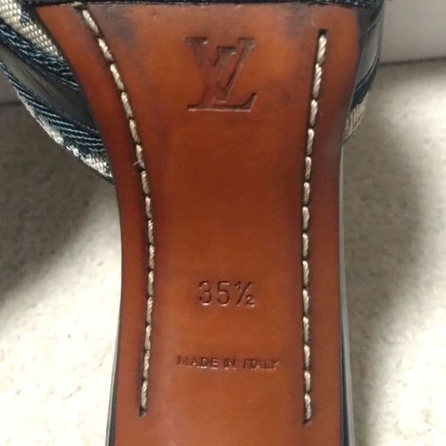 正規品 ルイヴィトン ミュール モノグラムミニ 23.5cm