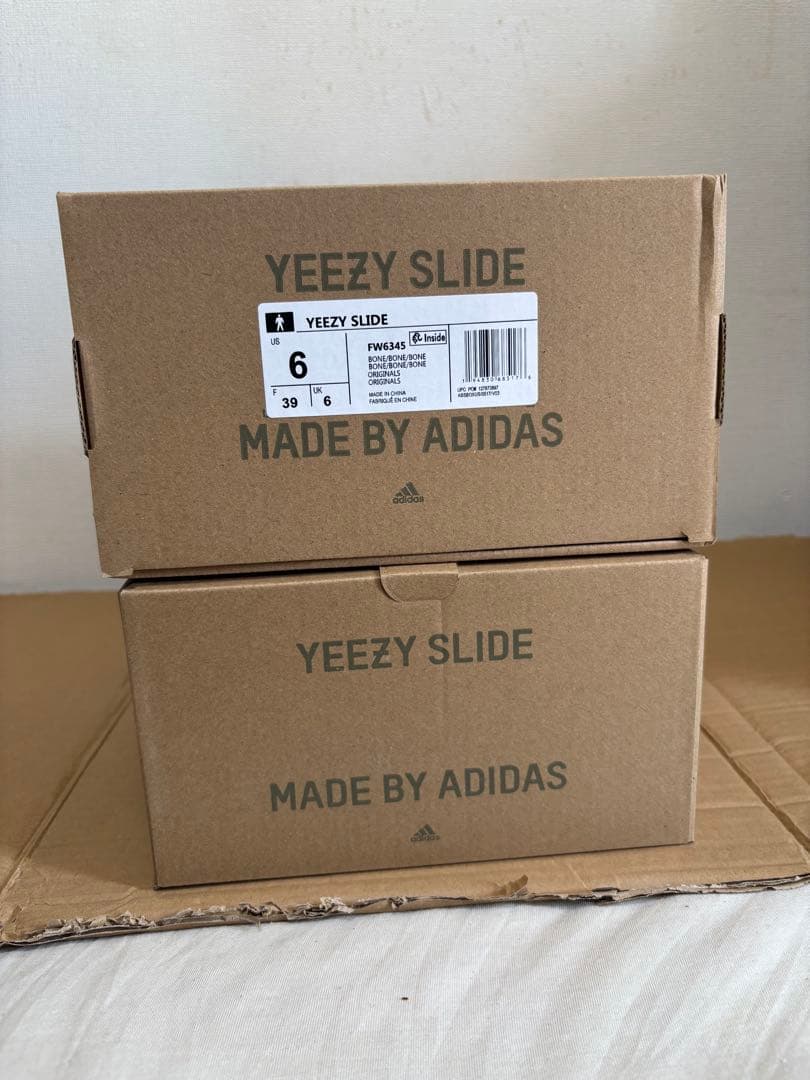 靴 YEEZY SLIDE BONE US 6 24.0cm