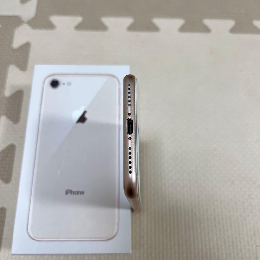 バッテリー100% iPhone8 simフリー 64GB ゴールド - メルカリ