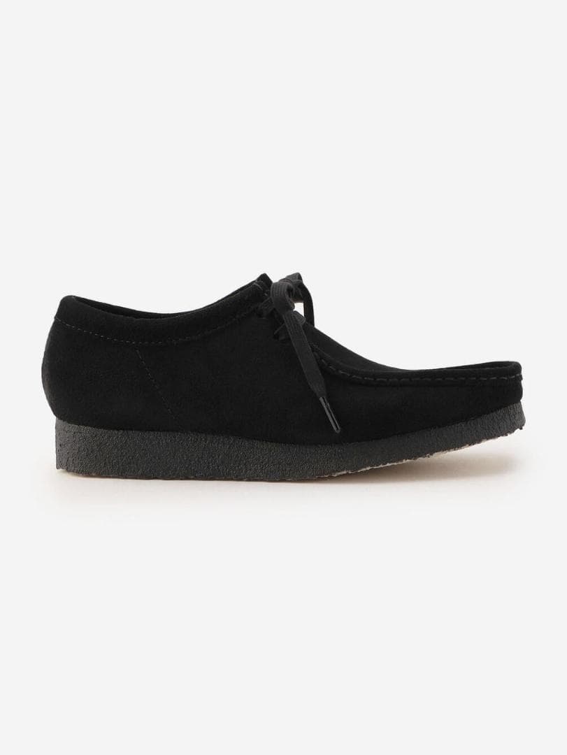 靴 Clarks WALLABEE BLACK SUEDE MEN Wallabee Black Suede – Premier