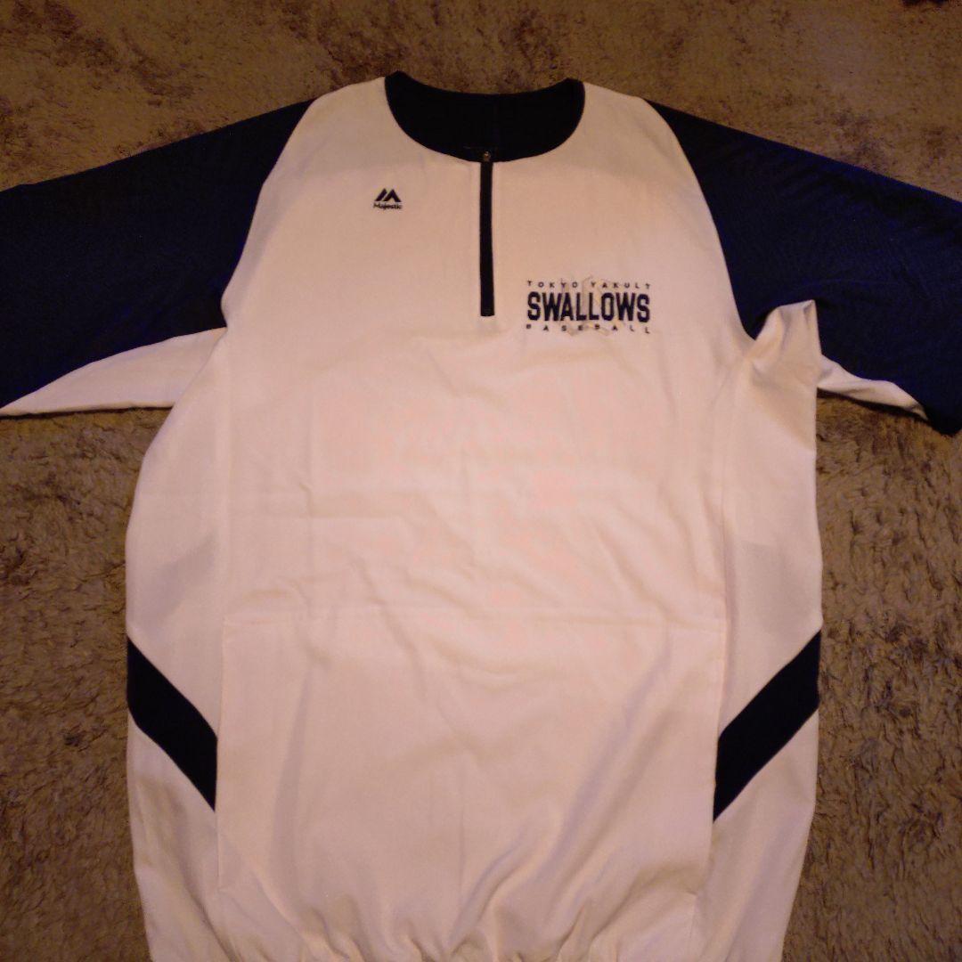 ヤクルトスワローズ プロコレゲーマージャケット半袖 M - メルカリ
