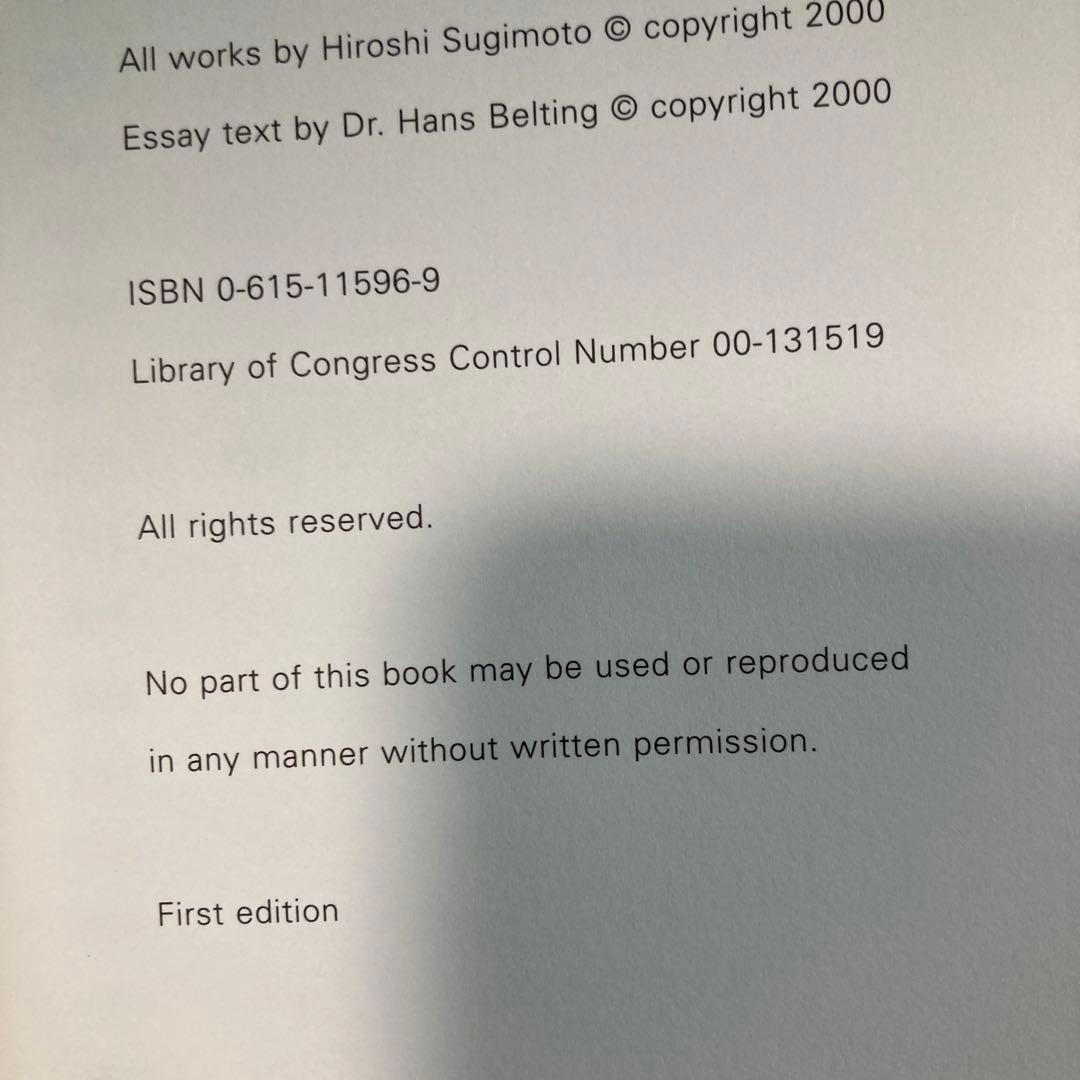 杉本博司 THEATERS Sonnabend Sundell 初版 - メルカリ