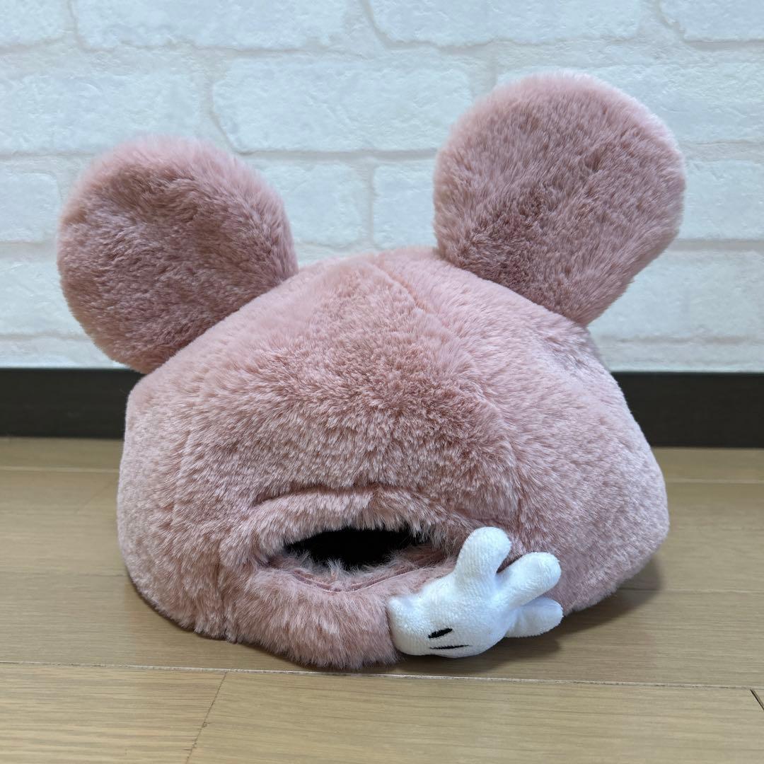 ディズニー】ファーキャップ ピンク 東京ディズニーシー 冬 帽子