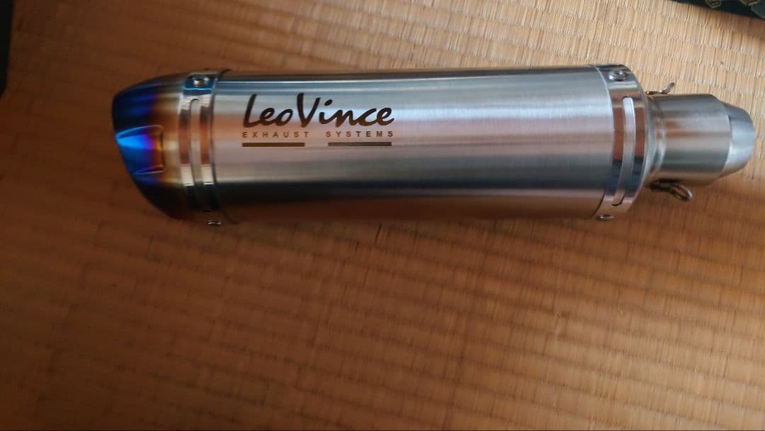 LeoVince ステンレス マフラー ブルーエンド Leovince GP Corsa evo ブルーステンレス フルエキゾーストマフラー