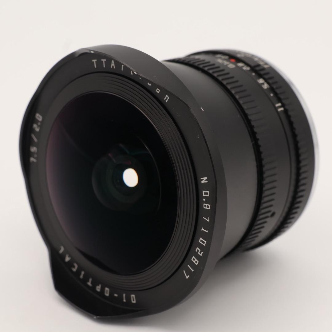【美品】 銘匠光学 TTArtisan 7.5mm f2 Fuji Xマウント