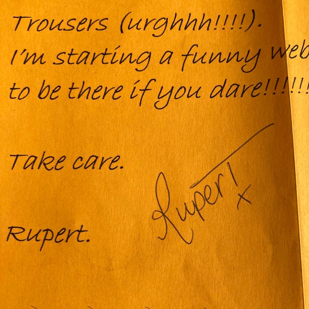 ハリーポッター＊ロン役＊ルパートグリント＊直筆サイン＊ファンレター