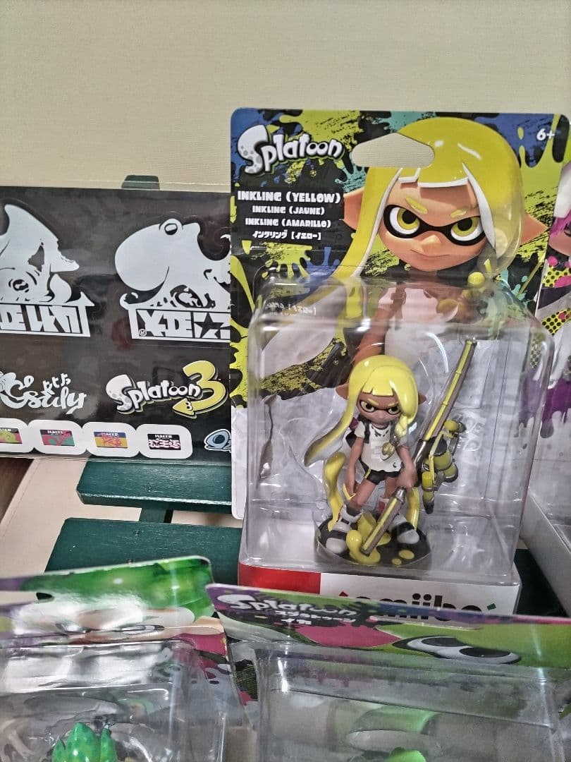 開封使用品】【未初期化】 スプラトゥーン amiibo アミーボ 9体