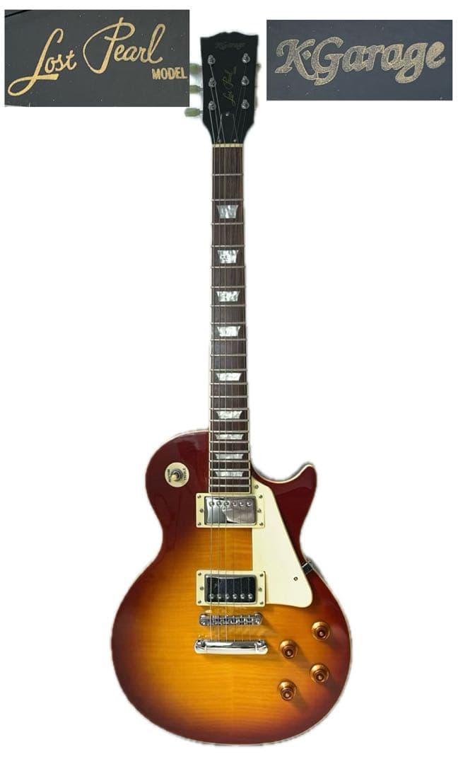 Kガレージ レスポール エレキギター lost pearl -713- - メルカリ