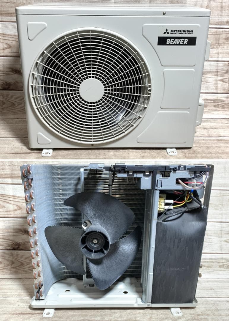 三菱 12畳 2.8kW 100V ビーバー SRK2822T 全清掃済 22年