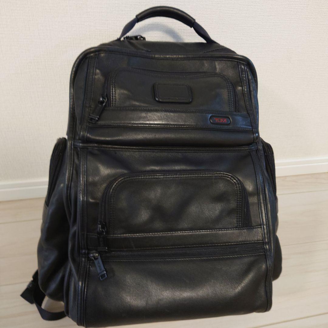 TUMI ビジネスバッグ レザー - メルカリ