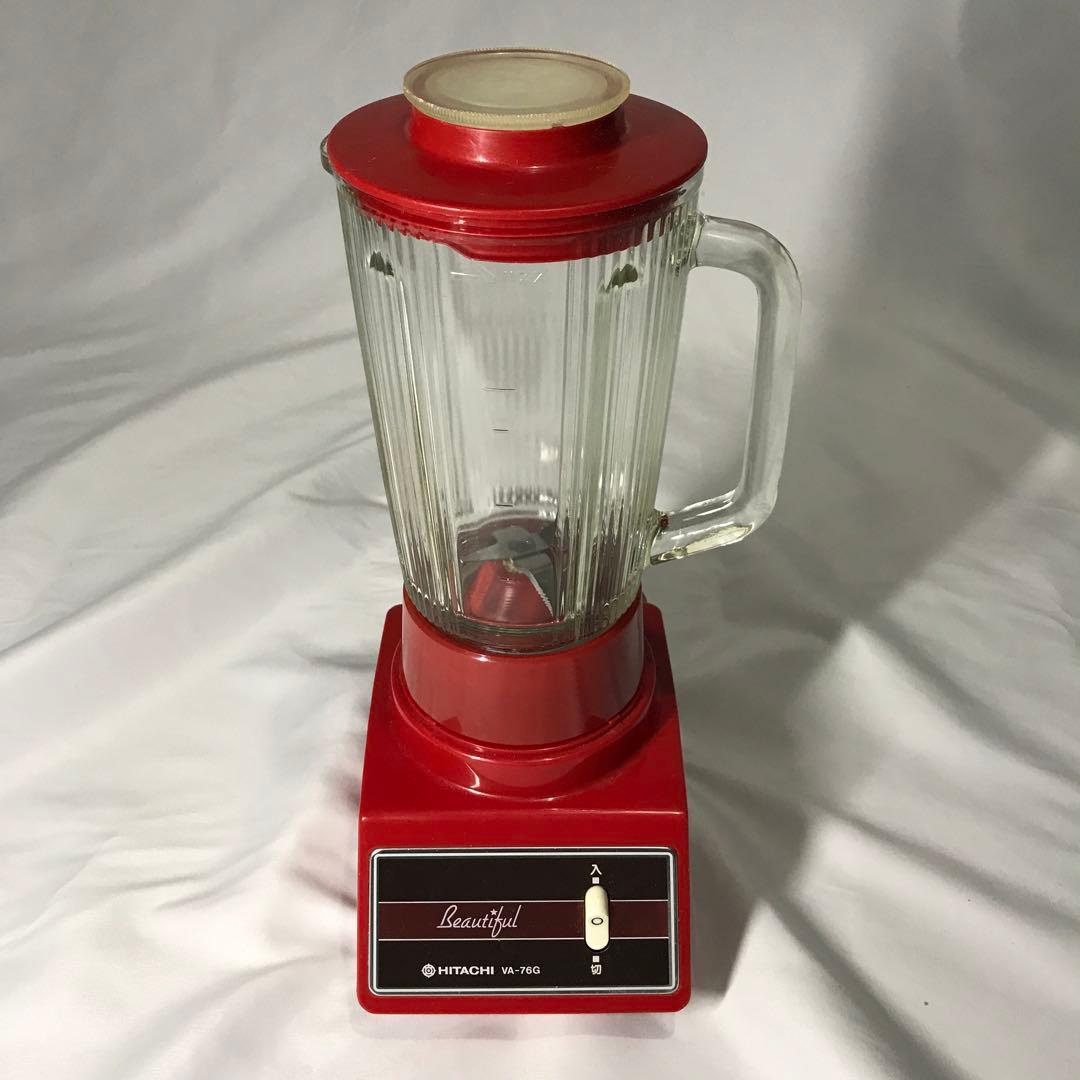 HITACHI 日立ミキサー VA-76G 昭和レトロ 箱説明書付き - メルカリ