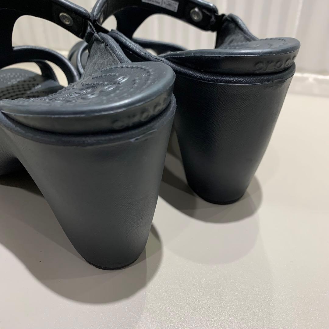 極美品✨ 廃盤品 crocs クロックス サイプラス 黒 w8 24 - メルカリ