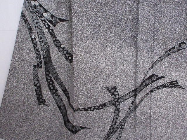 着用少ない！たたき染め＊金彩＊刺繡＊白＆黒＊作家物＊訪問着