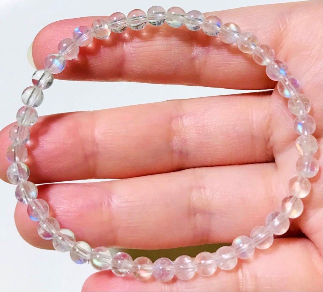 天然石 5A レインボームーンストーン ホワイトラブラドライト