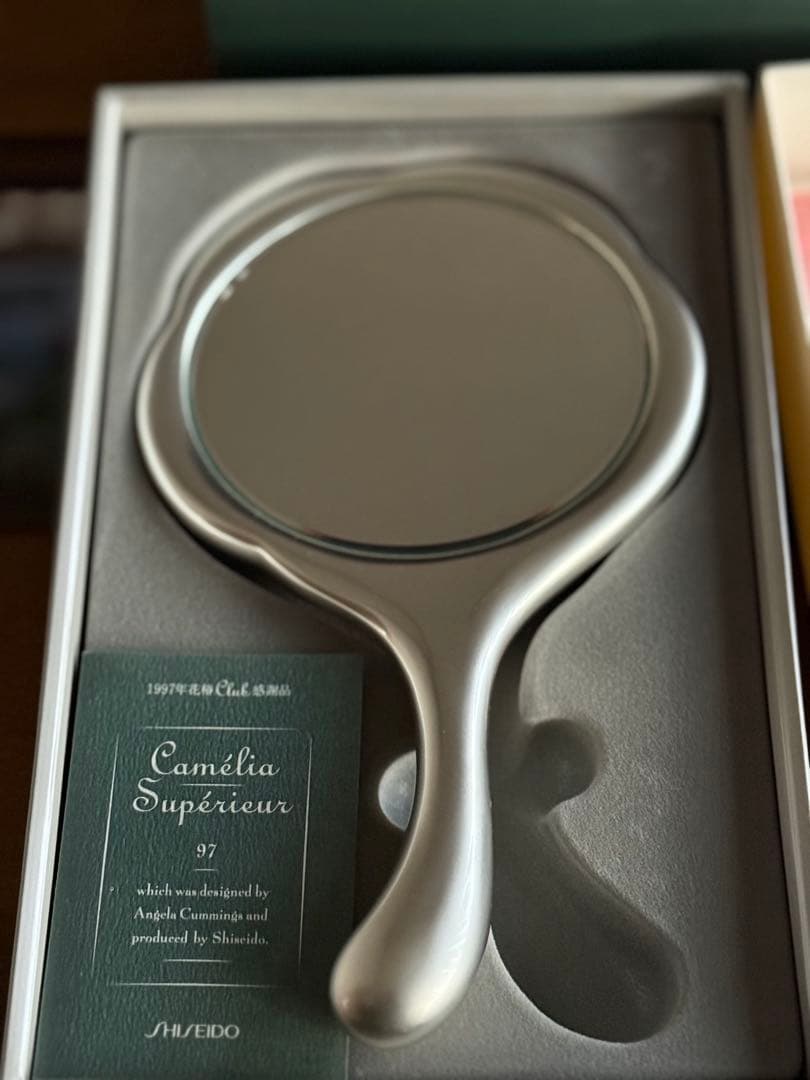 資生堂 カメリア シュペリエール 手鏡 特選提供品 1997年 花椿