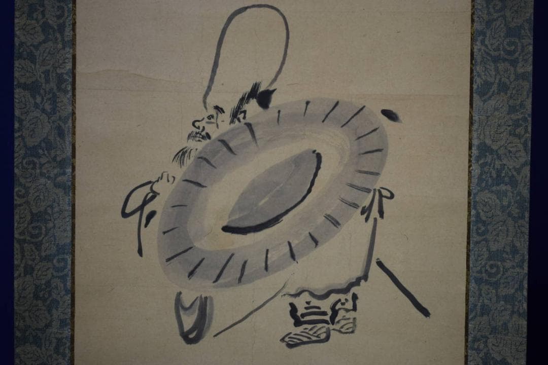 模写/俵屋宗雪/福禄寿之図/桐漆塗り二重箱付/布袋屋掛軸HE-931 - メルカリ