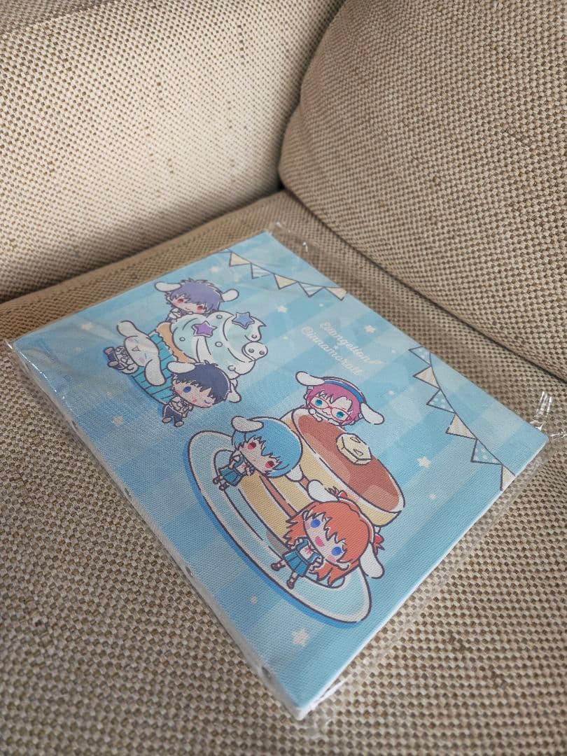 エヴァ×シナモロール】キャンバスボード/集合イラスト（アルマビアンカ