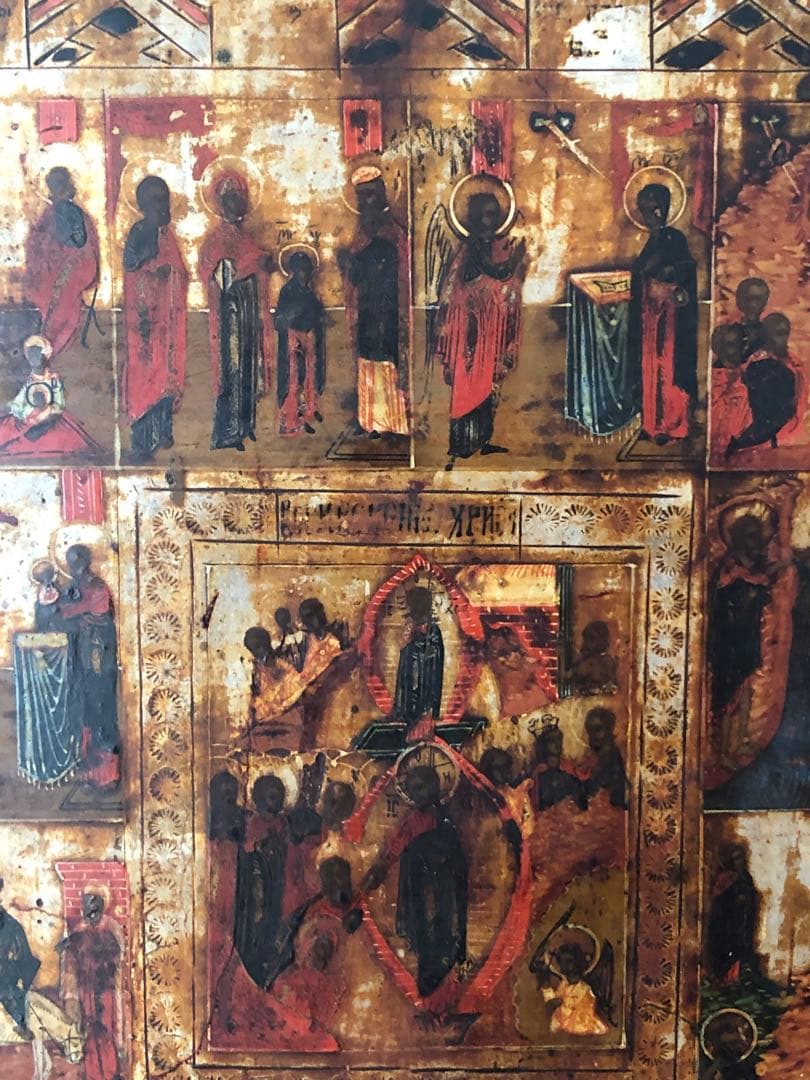 東欧イコン 本画 ラトビア リガにて購入 キリスト教 宗教画