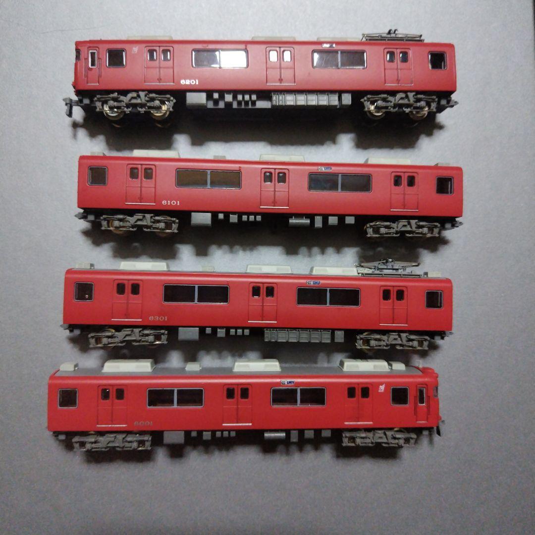 鉄コレ名鉄 6000系1次車6001編成4両セットN化動力付き 鉄コレ名鉄 6000系1次車6001編成4両セットN化動力付き 鉄道