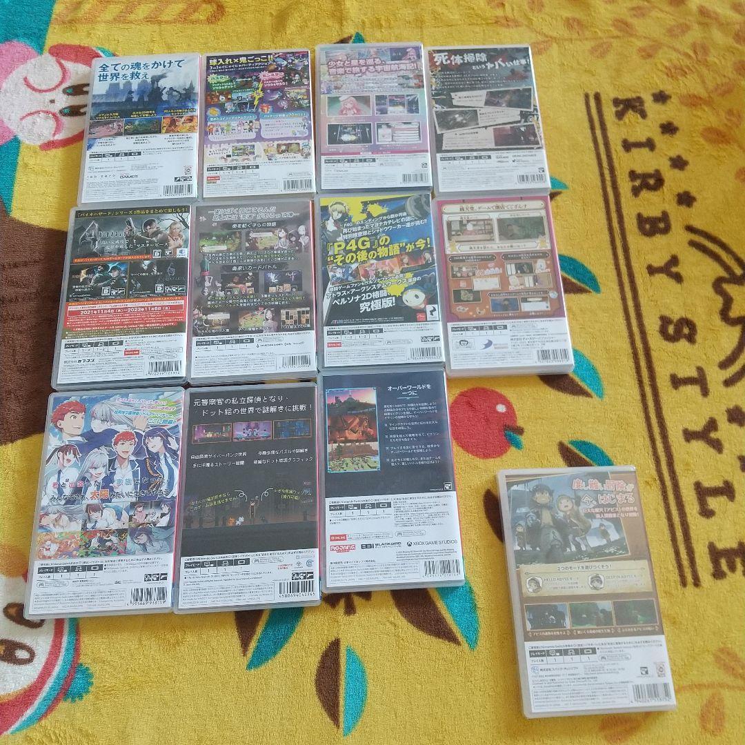 12本【中古11】【未開封1】Nintendo Switch ソフト