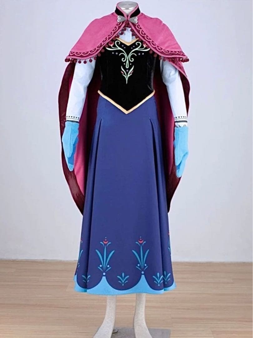 アナと雪の女王　アナ　仮装 ABCCOSコスプレ専門店」Frozen アナと雪の女王 アナ Anna コスプレ衣装