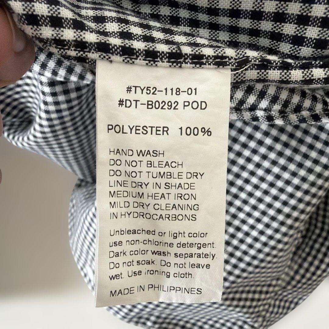 DANTON ボタンダウンギンガムチェックシャツ 36 Ladies - メルカリ