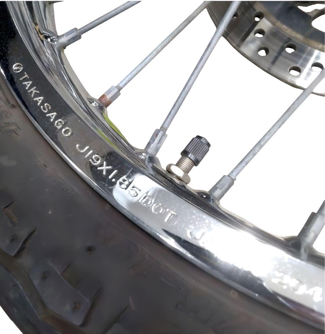 250TR純正 フロントホイール ディスクローター スポーク - メルカリ