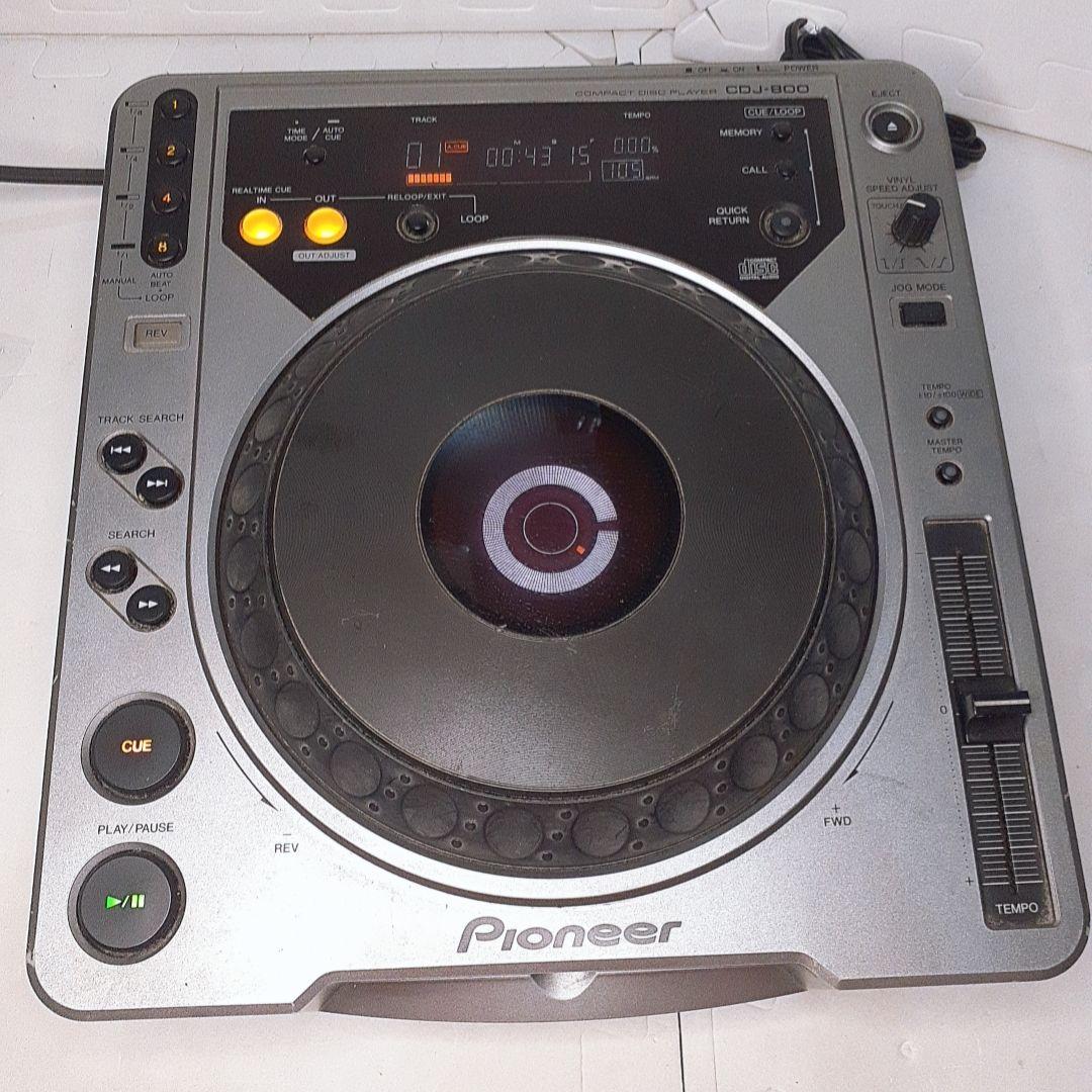 Pioneer CDJ-800 簡易動作確認済 CDJ-800MK2 (archived) Digital CD deck with scratch jog wheel