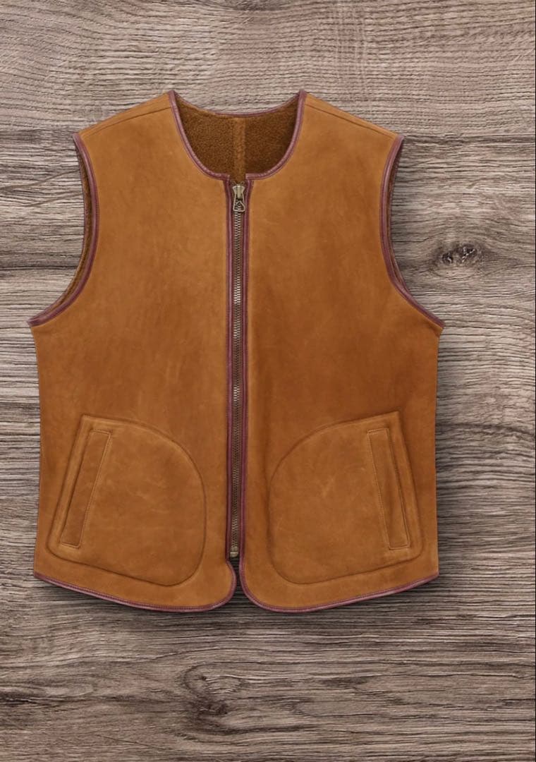 GDC VEGAN MOUTON VEST ブラウン 木村拓哉 - メルカリ