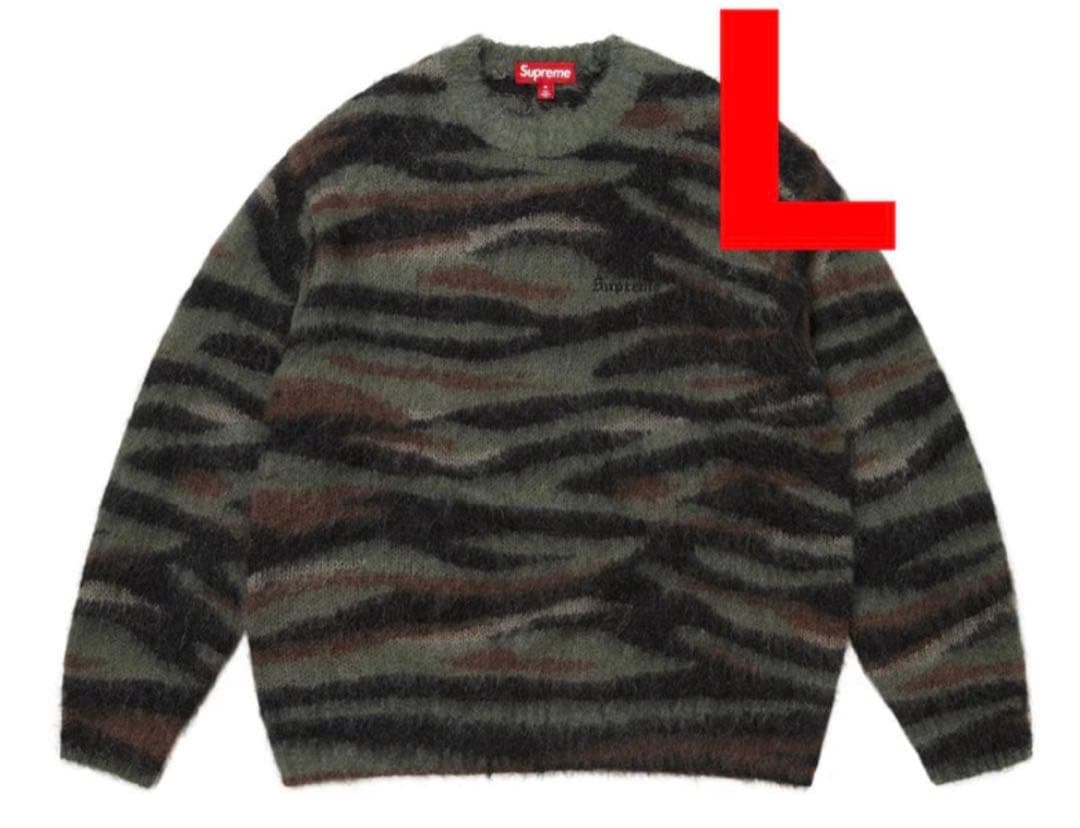 Supreme Brushed Mohair Sweater 25fw Lサイズ Supreme Brushed Mohair Sweater (FW25) - $198