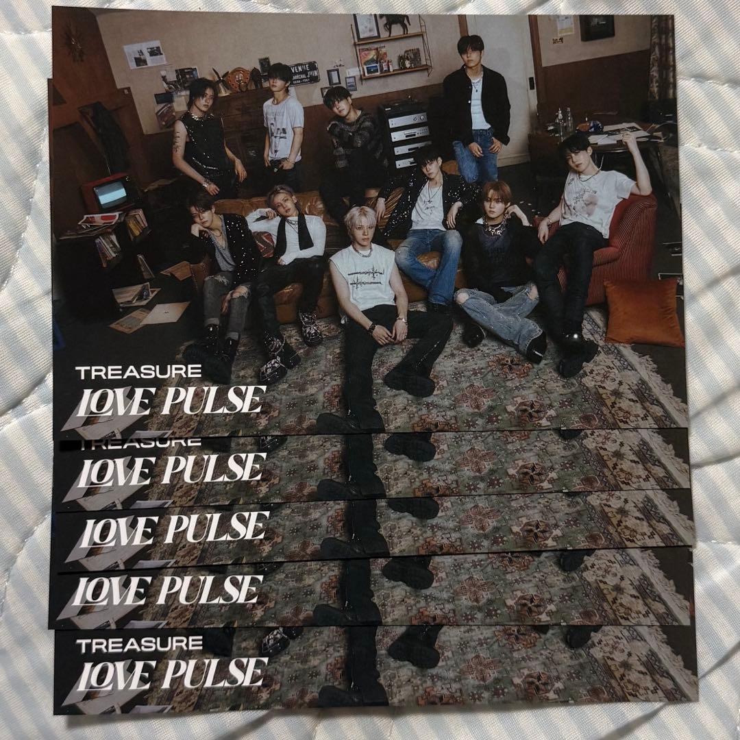 TREASURE LOVE PULSE ポストカード 5枚 シリアル 未使用 TREASURE】3rd MINI ALBUM [LOVE PULSE] が9月1日(月)リリース決定