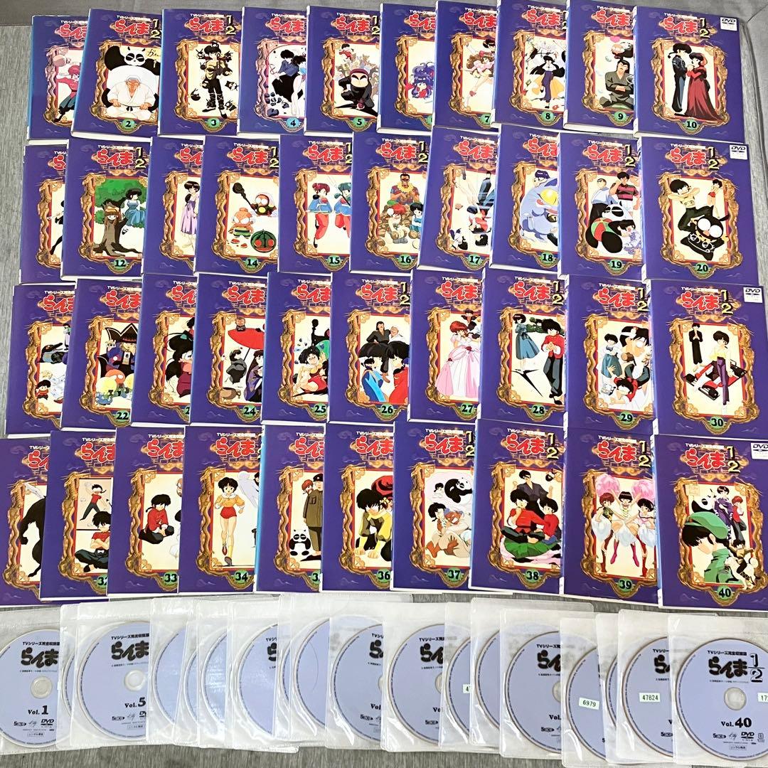 らんま1/2 DVD 全40巻セット　全巻　全話　テレビシリーズ　完全版 らんま1/2 TVシリーズ完全収録版 DVD 全40巻 全巻セット レンタル落ち