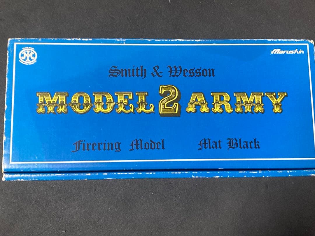 マルシン Smith & Wesson Model 2 Army マルシン] S&W モデル2 アーミー 木製グリップ 組立キット 完成品