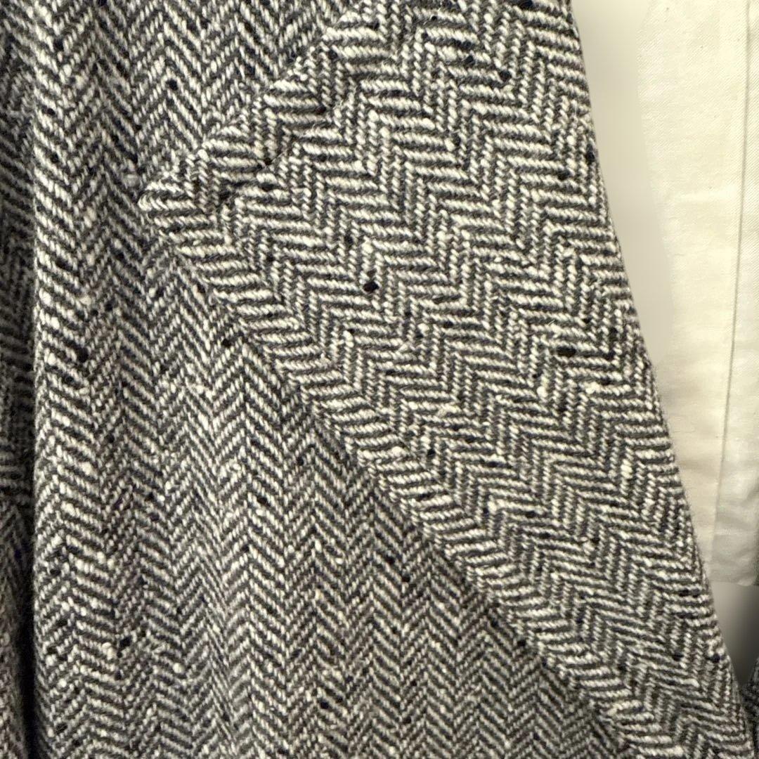 みん様専用【YANUK/ヤヌーク】 ヘリンボーン ボクシーコート 未使用