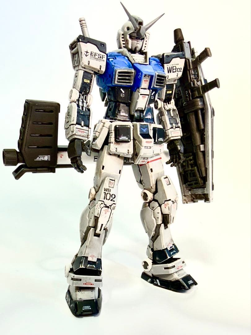 【ガンプラ完成品】RG ガンダム Ver.2.0　G3風塗装 RG ガンダム Ver 2 0 G3カラー 塗装完成品｜Yahoo!フリマ（旧PayPay