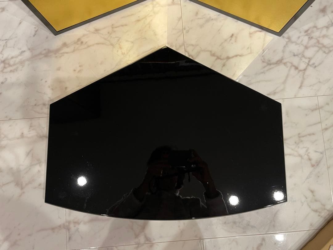 ◉セール！新品 お雛様 端午の節句 黒塗り五角台 黒塗二曲金屏風セット