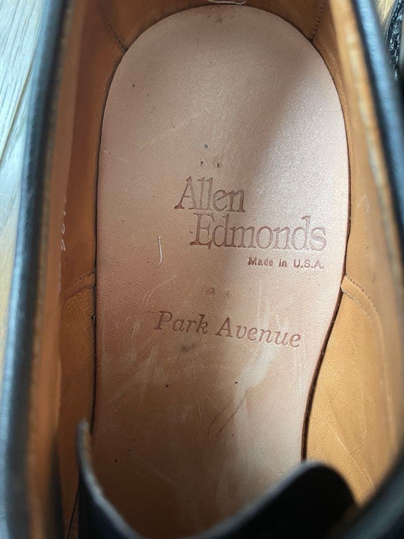 や*ら様 【美品・旧ロゴ】アレンエドモンズ パークアベニュー 6.5EEE シュ