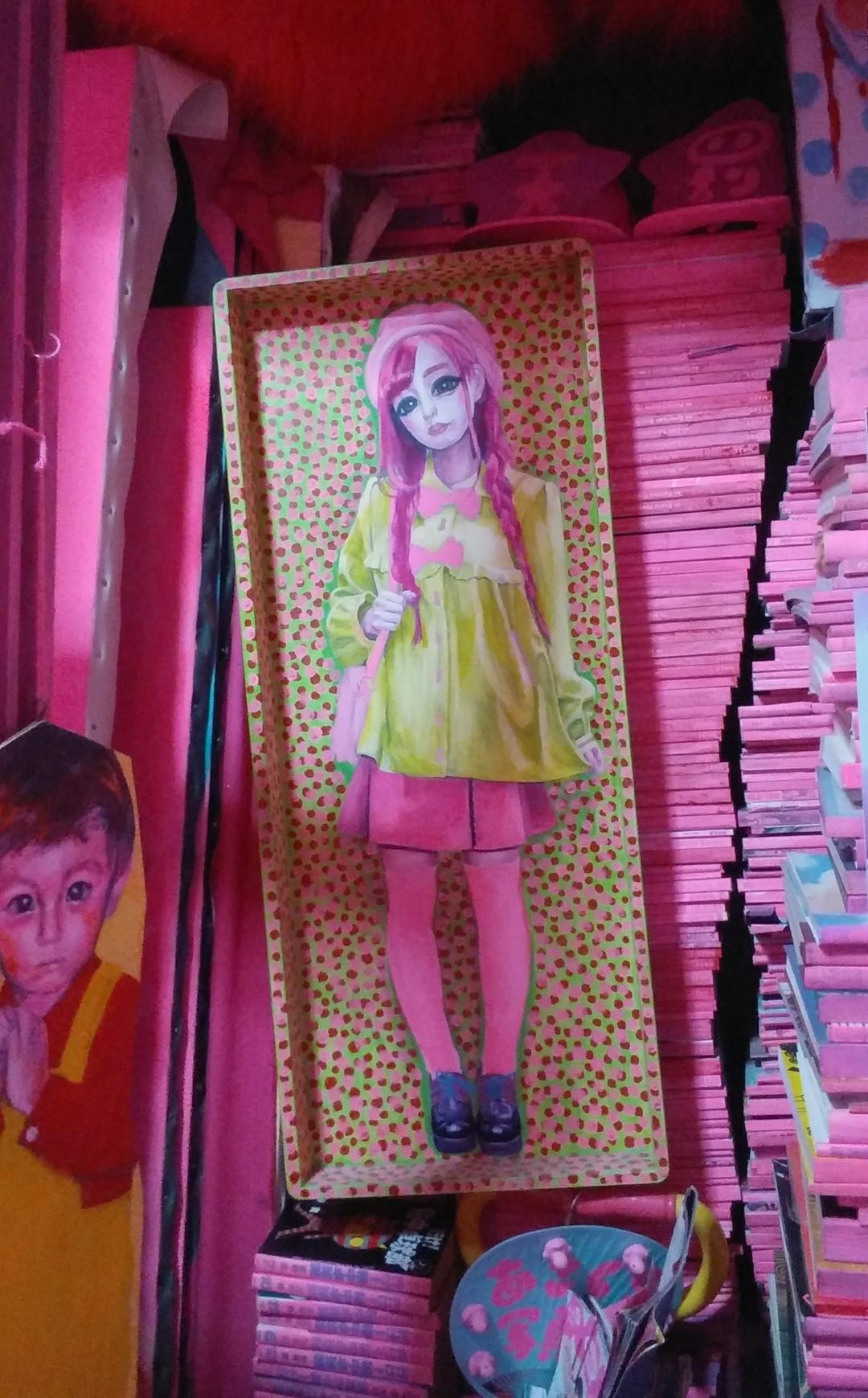 あさくら画廊の箱の中のお出かけ少女☆