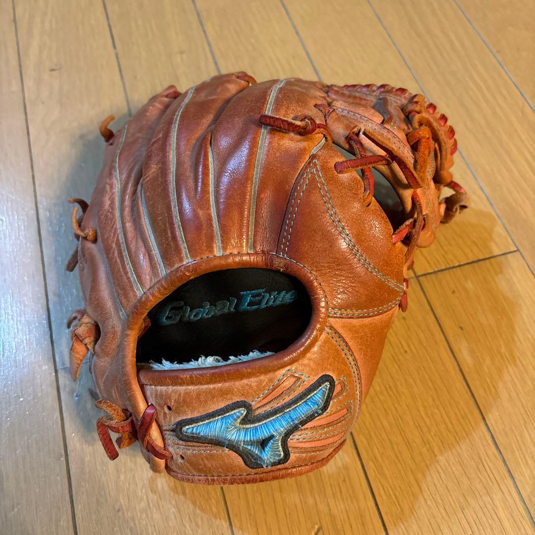 Global Elite 軟式グローブ オレンジ MIZUNO（ミズノ） グローバルエリート 少年軟式グラブ オールラウンド